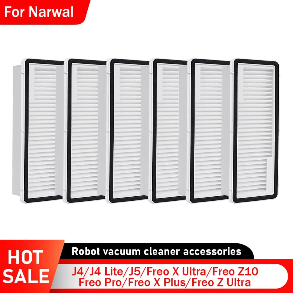 Filtro HEPA per Narwal Freo X Ultra/Freo Z10/Freo Pro/Freo X Plus/Freo Z Ultra/J4/J4 Lite/J5 Accessorio filtro pezzi di ricambio per aspirapolvere