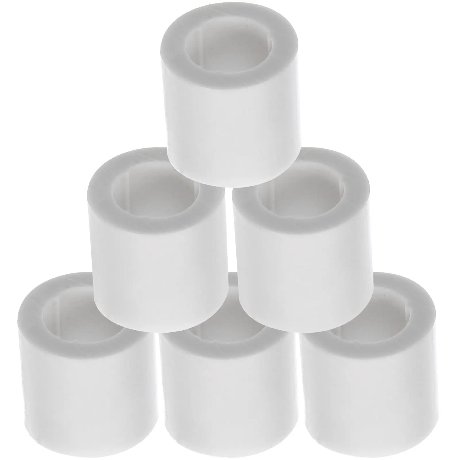 6 Pezzi Ferrule per Stecca da Biliardo in Plastica, Ricambi Professionali per Stecche da Biliardo, Accessori per Snooker, Parti di Ricambio per Biliardo