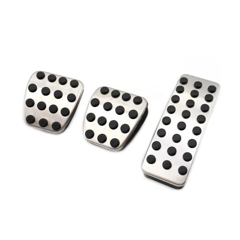 Set di Pedali Antiscivolo in Alluminio per Mercedes Benz Classe A, B, GLA, GLE, CLA, ML Performance, Pedali per Acceleratore, Freno e Poggiapiedi