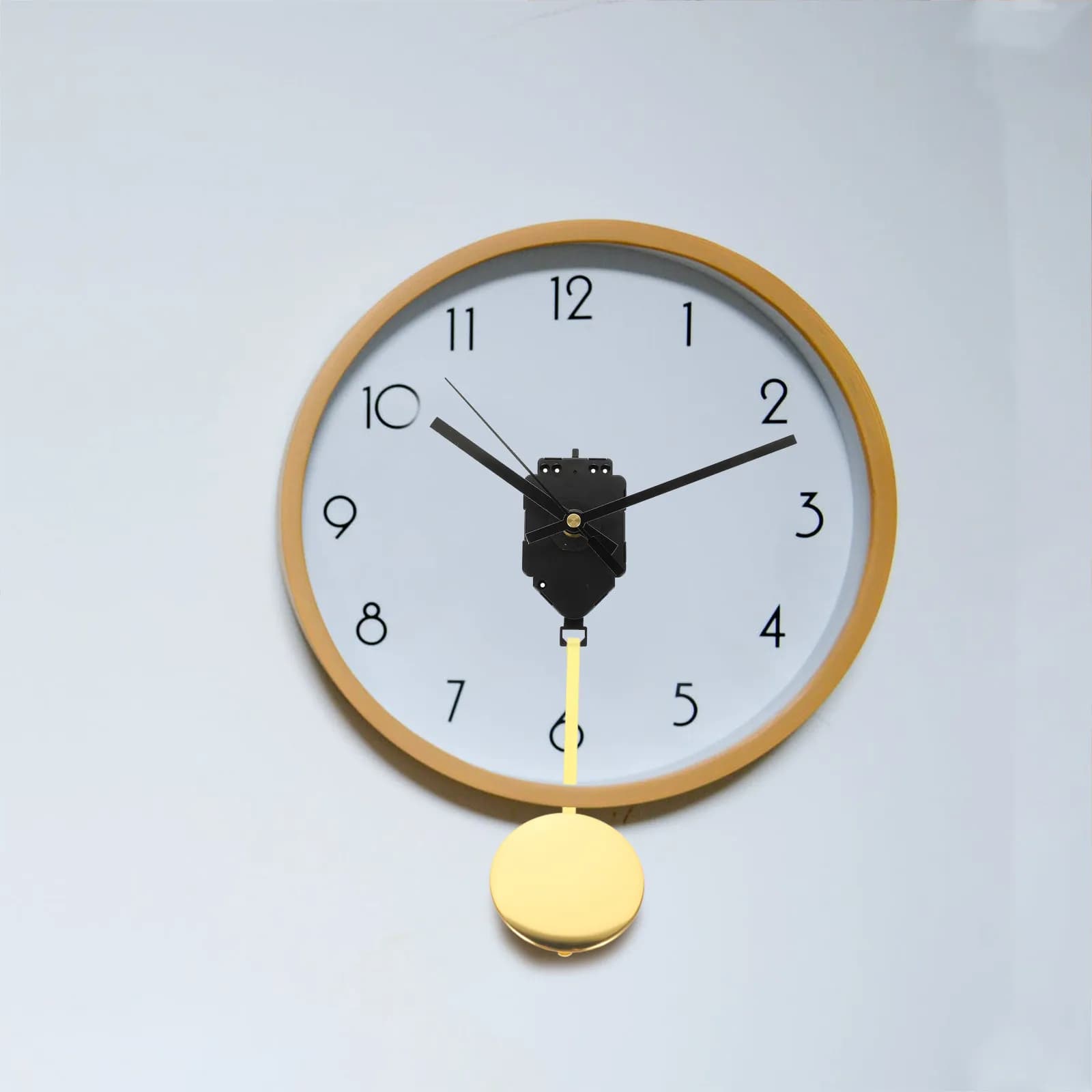 Set di Movimento per Orologio Fai-da-Te con Pendolo in Plastica, Meccanismo al Quarzo Silenzioso, Ricambio per Orologi da Parete, Camera da Letto, Soggiorno