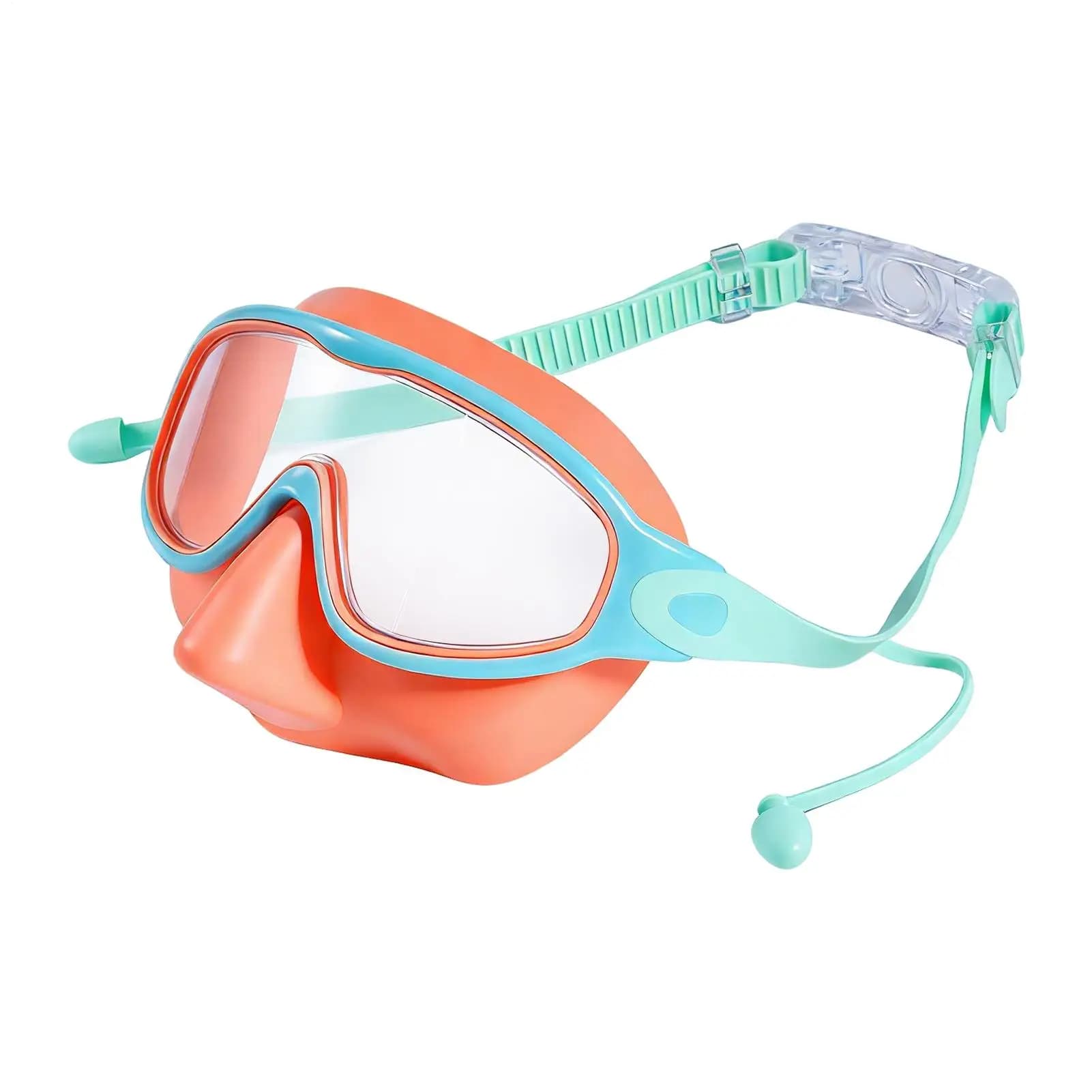 Occhialini da nuoto con fibbia regolabile a prova di perdite, attrezzatura per piscina, occhialini da nuoto per bambini, per allenamento, spiaggia, parco divertimenti, ragazzi