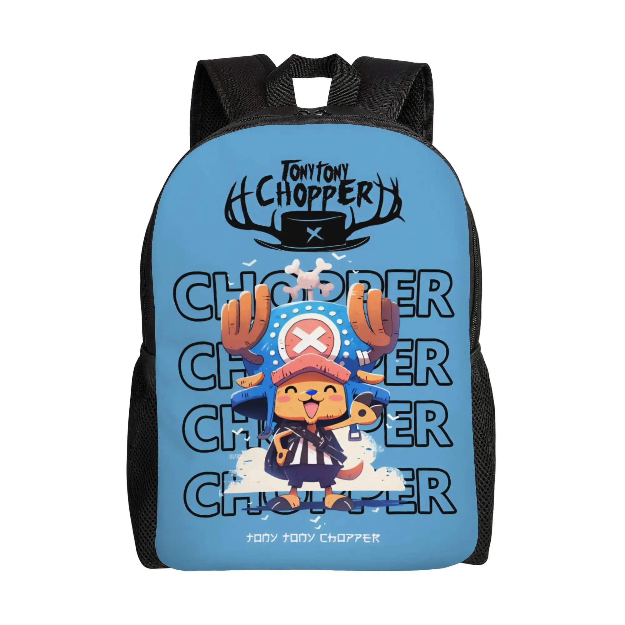 Custom Tony Tony Chopper Backpacks for Women Men Water Resistant School College One Piece Bag Print Bookbags