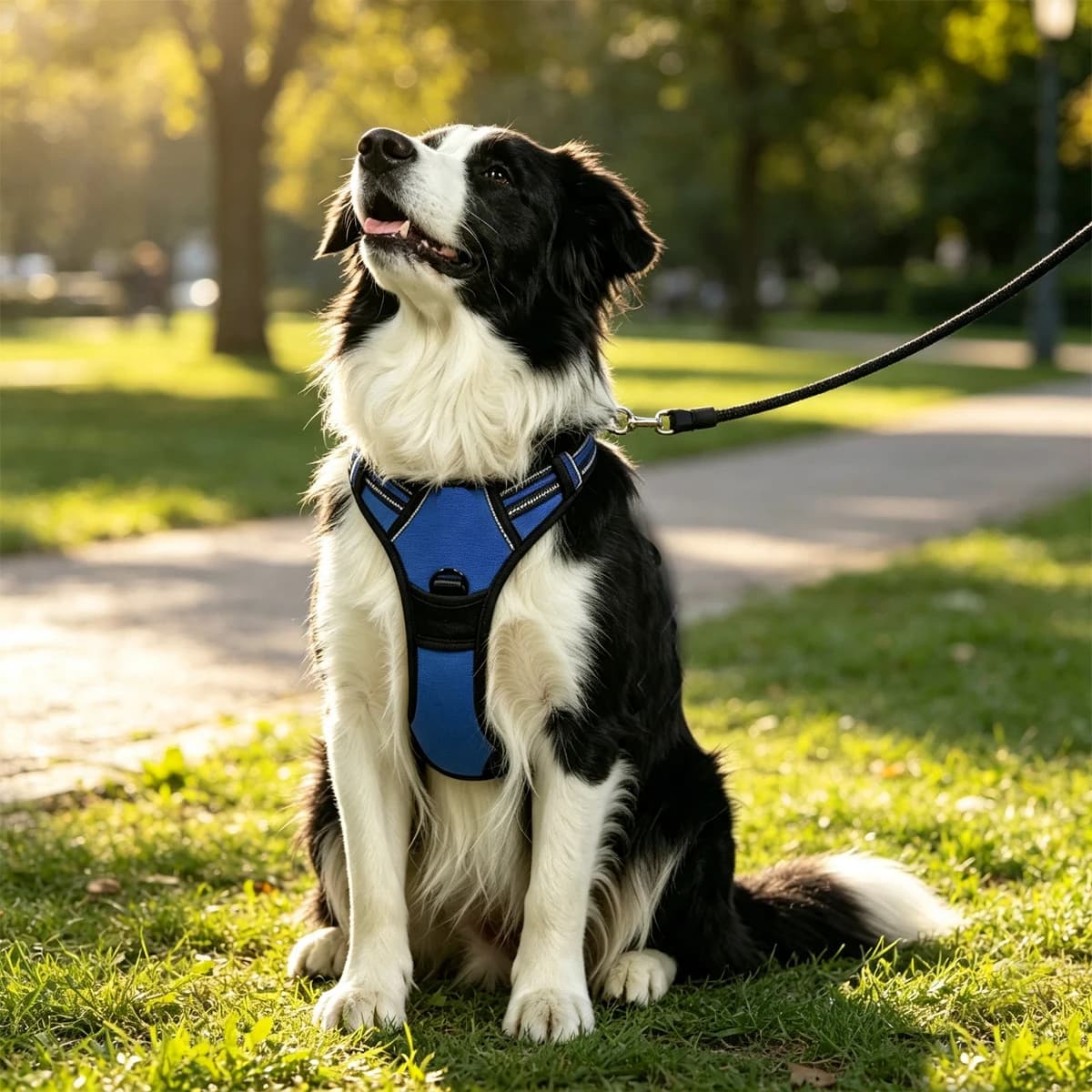 Dog Collar Harness Anti-escape Anatomical Traction Medium Puppy Tactical Luxury Harnessed Small Size Pet Accessories Supplies