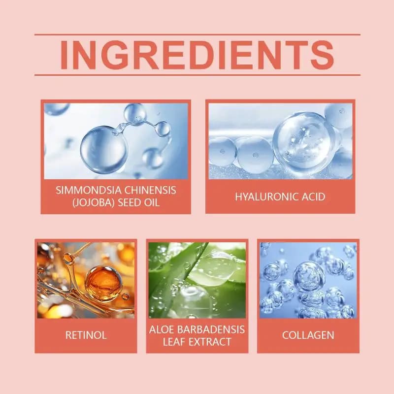 Retinol & Collagen Neck Cream Firming Moisturizing Anti Wrinkle Lifting Face Cream Stick Tightening Nourishing Neck Skin Care
