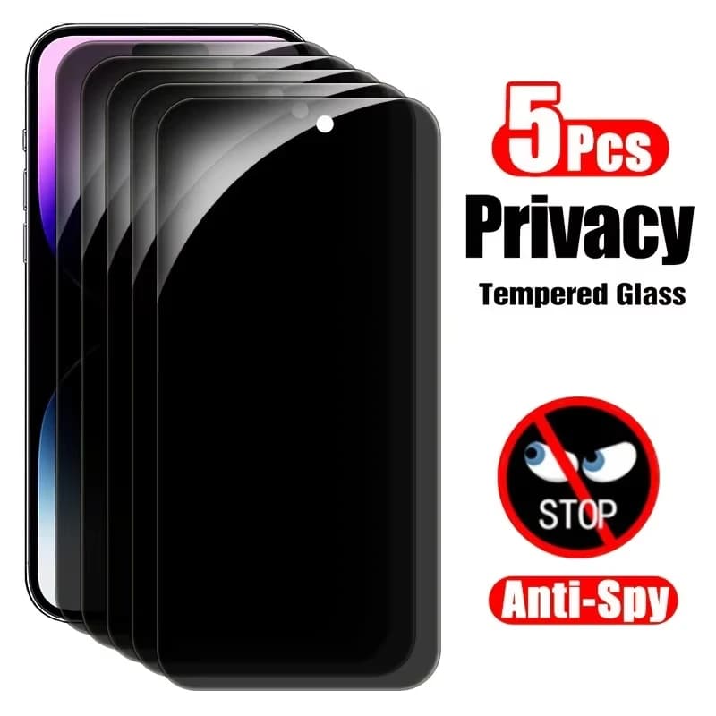 5PCS Vetro temperato anti-spia per Xiaomi 14T Pro 14 13 13T 12T 11T 10T Pro Mi 10 10T 11 12 Lite NE 5g Protezione per la privacy dello schermo