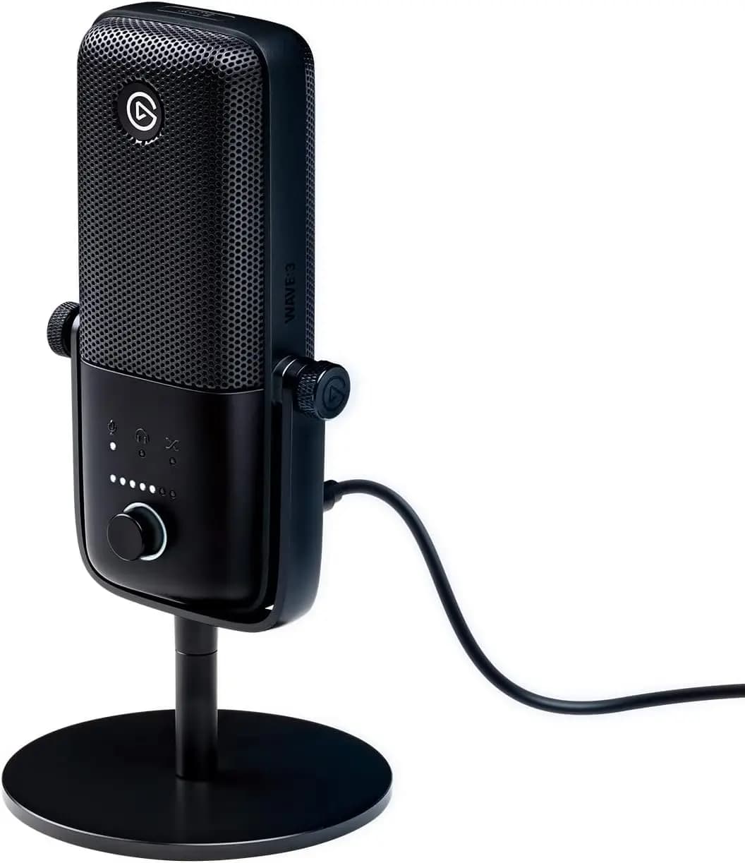 Microfono a Condensatore USB Premium per Streaming, Podcasting, Gaming e Home Office con Software e Plugin Gratuiti