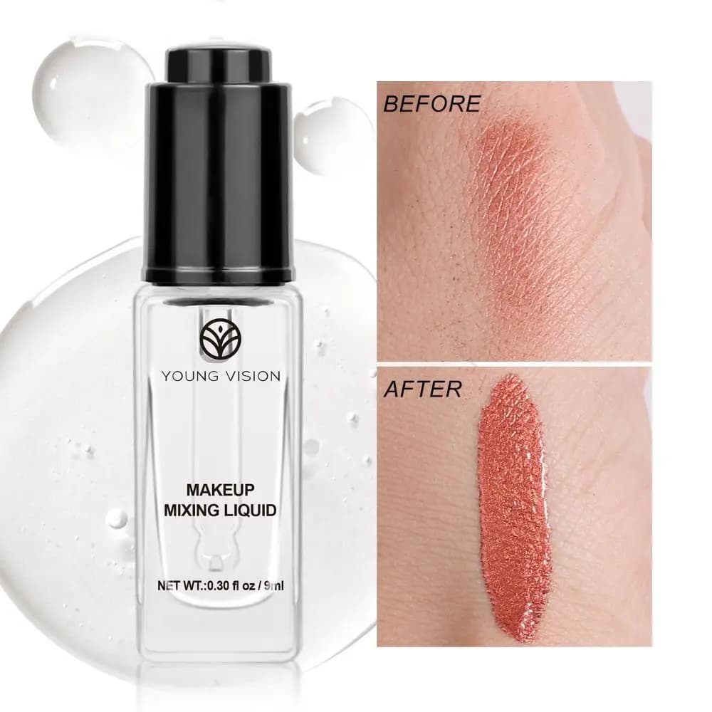 Nuovo Siero Trasparente per Miscelare il Trucco, Cosmetico Diluente per Ombretto 9ml, Essenza per il Viso