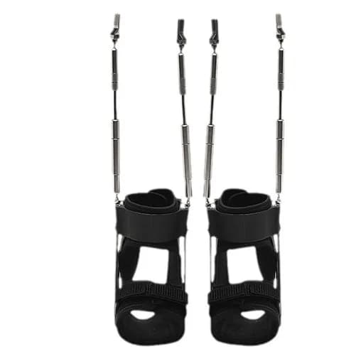 Accessori per supporto gambe [Barra di supporto + Supporto caviglia] Solo il supporto per ginocchio forma un supporto per gamba.