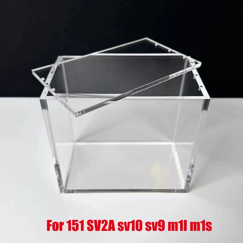 Per custodia per carte PTCG Supporto per display in acrilico ultra trasparente per carte collezionabili SV2A/SV10/SV9/M1L/M1S