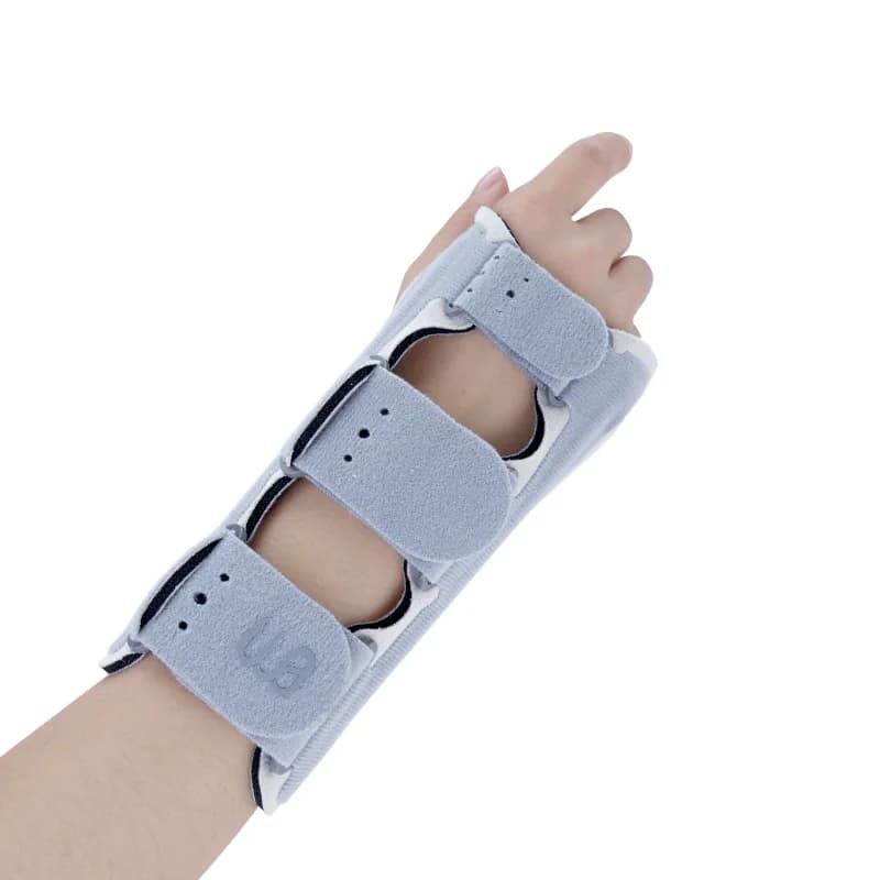 Tutore da polso per salute aperta Supporto per piastra in acciaio Guaina per tendine Stecca di compressione Palmo TFCC Stabilizzatore Protezione Protezione regolabile