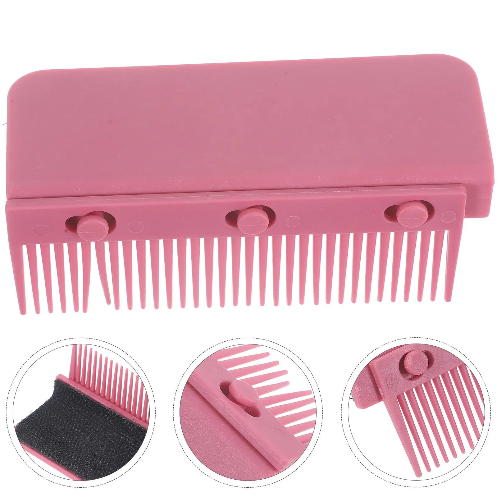 Pettine per piastra professionale, accessorio per stirare i capelli, ferro piatto per parrucchieri, colore rosa