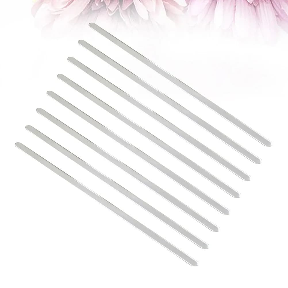 Set di 8 Stampi Riutilizzabili in Acciaio Inox da 5mm per Modellare Anelli e Bracciali, per Creazione di Gioielli Fai-da-Te