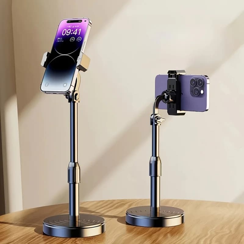 Universal swivel phone stand with adjustable angle/Ergonomie design/Supplier for smartphones and tablets/resistant plate