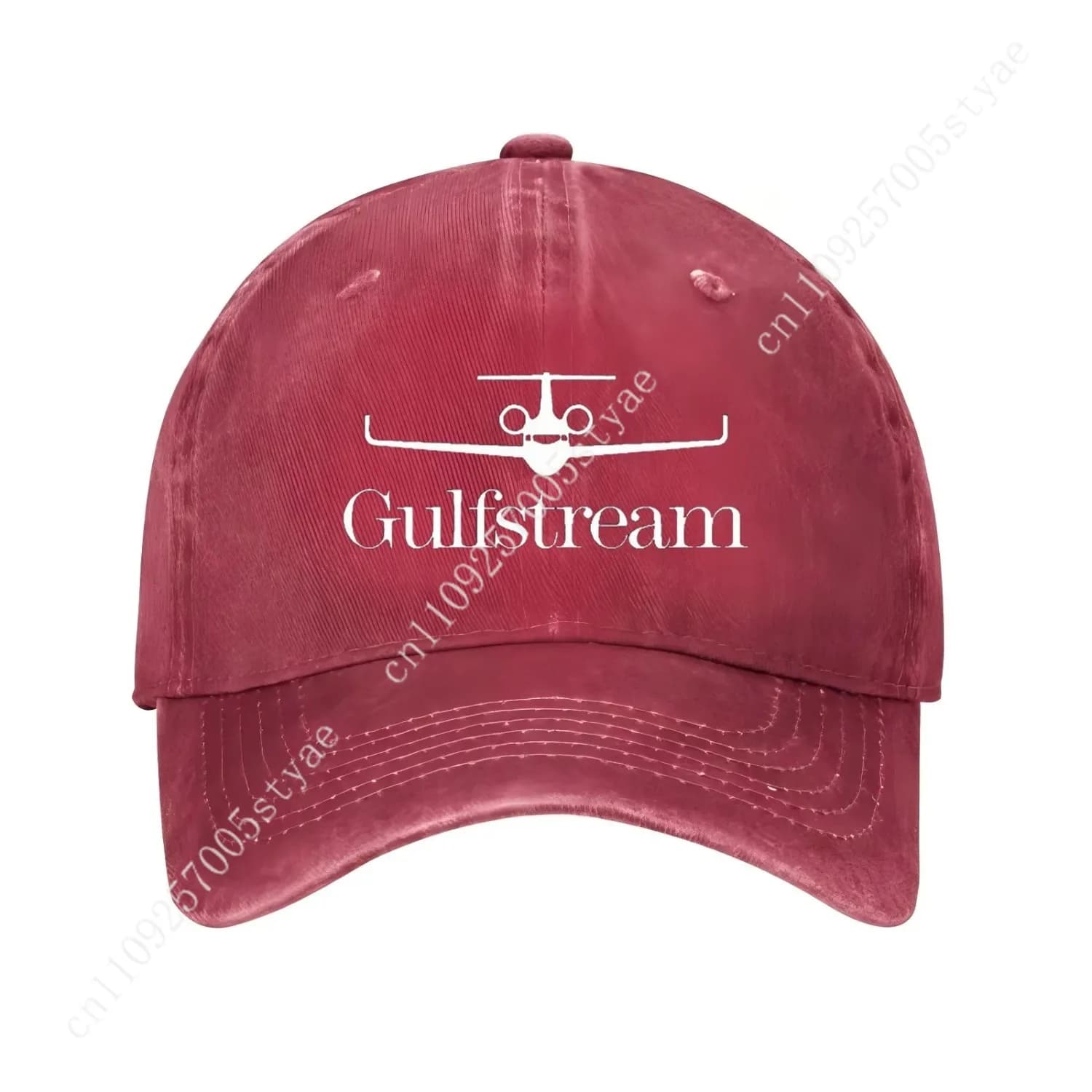 Gulfstream Airplane Logo Baseball Cap Cotton Adjustable Casual Hat for Men Women