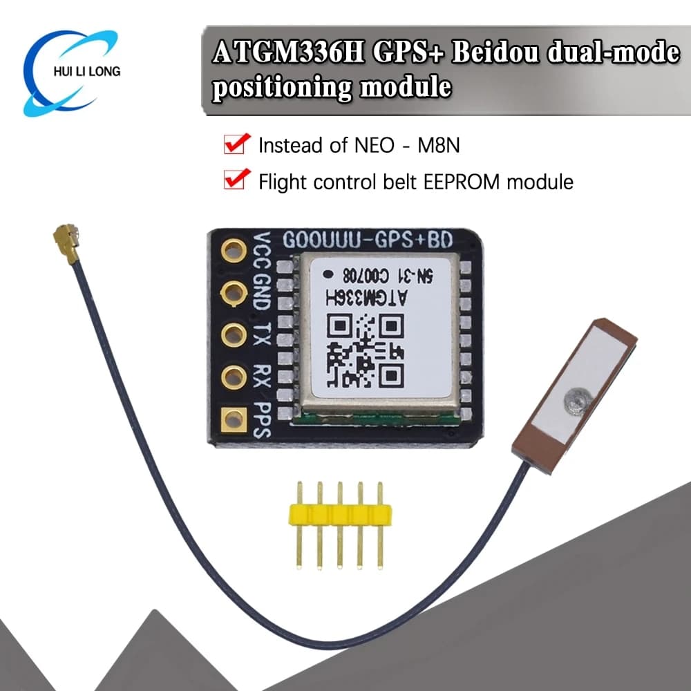 Navigatore di posizionamento satellitare con controllo di volo con modulo dual-mode GPS+BDS, sostituzione ATGM336H, per arduino NEO-M8N NEO-6M