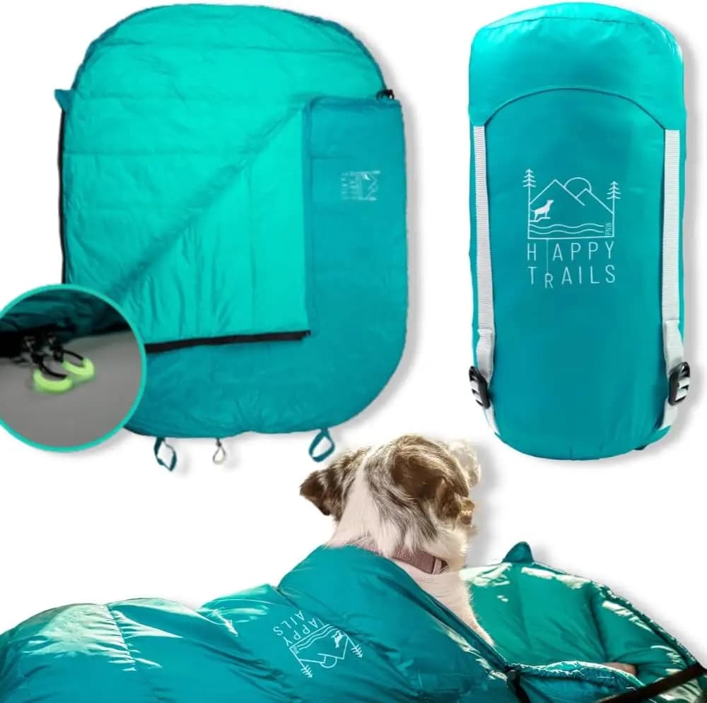 Ultralight Pelo to Cani for Hiking, Trekking and Camping - Comprehensible Blue Glacial Large Travel Bed