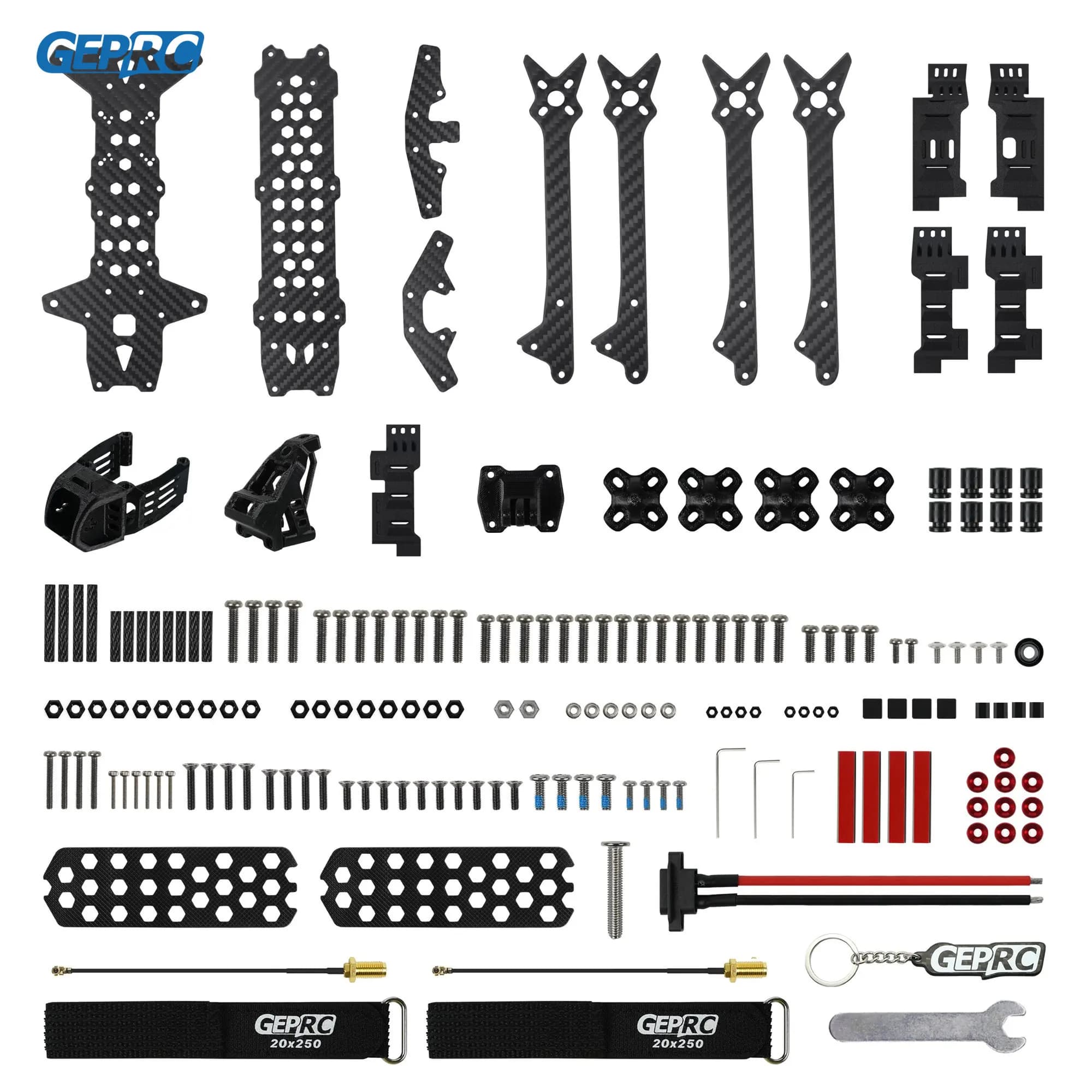 GEP-LC75 V3 Parti del telaio adatte per Crocodile75 V3 Drone RC FAI DA TE FPV Quadcopter Drone Accessori di ricambio Parti GEPRC