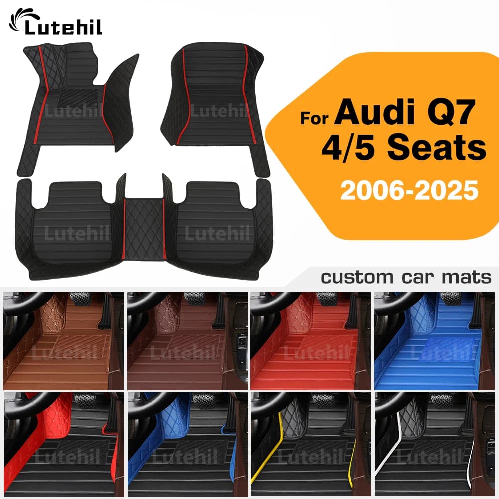 LUTEHIL For Audi Q7 (4/5 seats) 2006-2025 2024 2023 2022 Carpets Automobile Carpet Cover Interior accessories