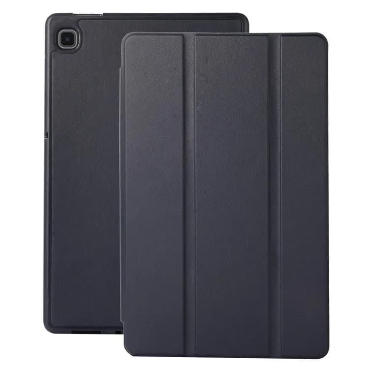 Per Samsung Galaxy Tab A7 Lite Custodia per tablet tri-fold in pelle PU da 8,7 pollici Custodia per tablet in tinta unita con slot per matita - Blu