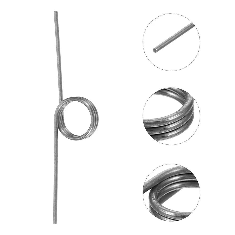 5Pcs Wastebasket Spring Replacement Torsional Compression Spring for Trash Can Lid Smooth Function Universal Fit Garbage Bucket