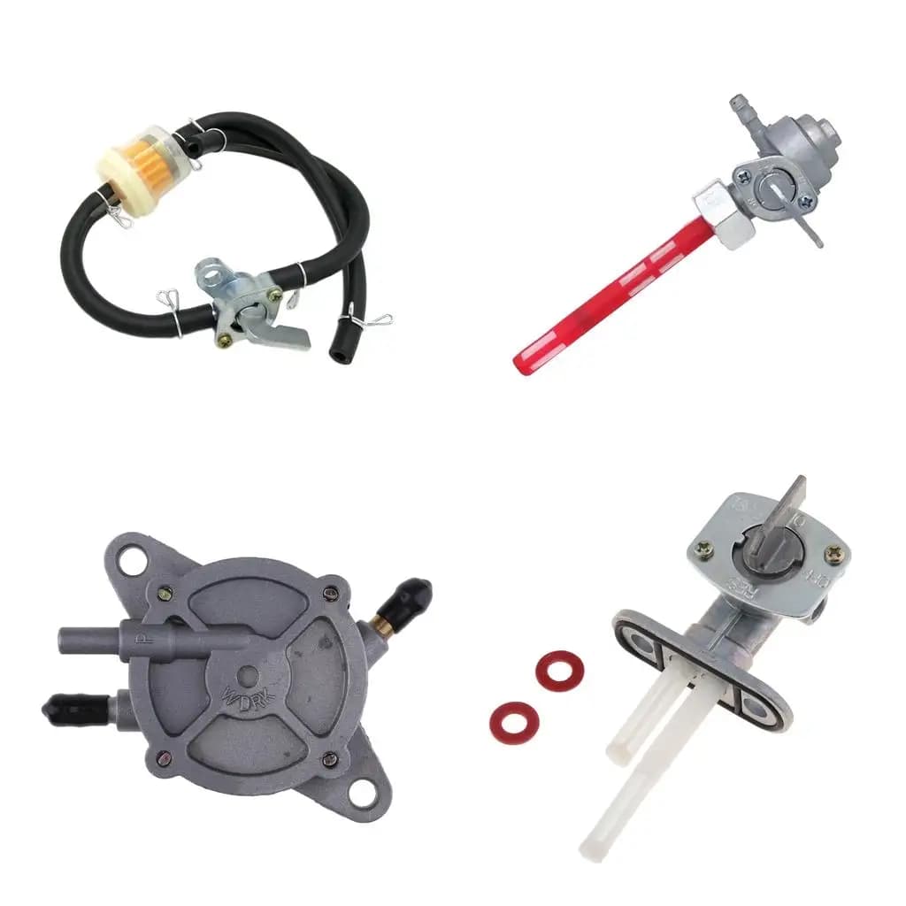 Heavy Duty Vacuum Fuel Valve Electric Gas Pump for Scooter 50cc ATV Moped Dirt Bike Replacement
