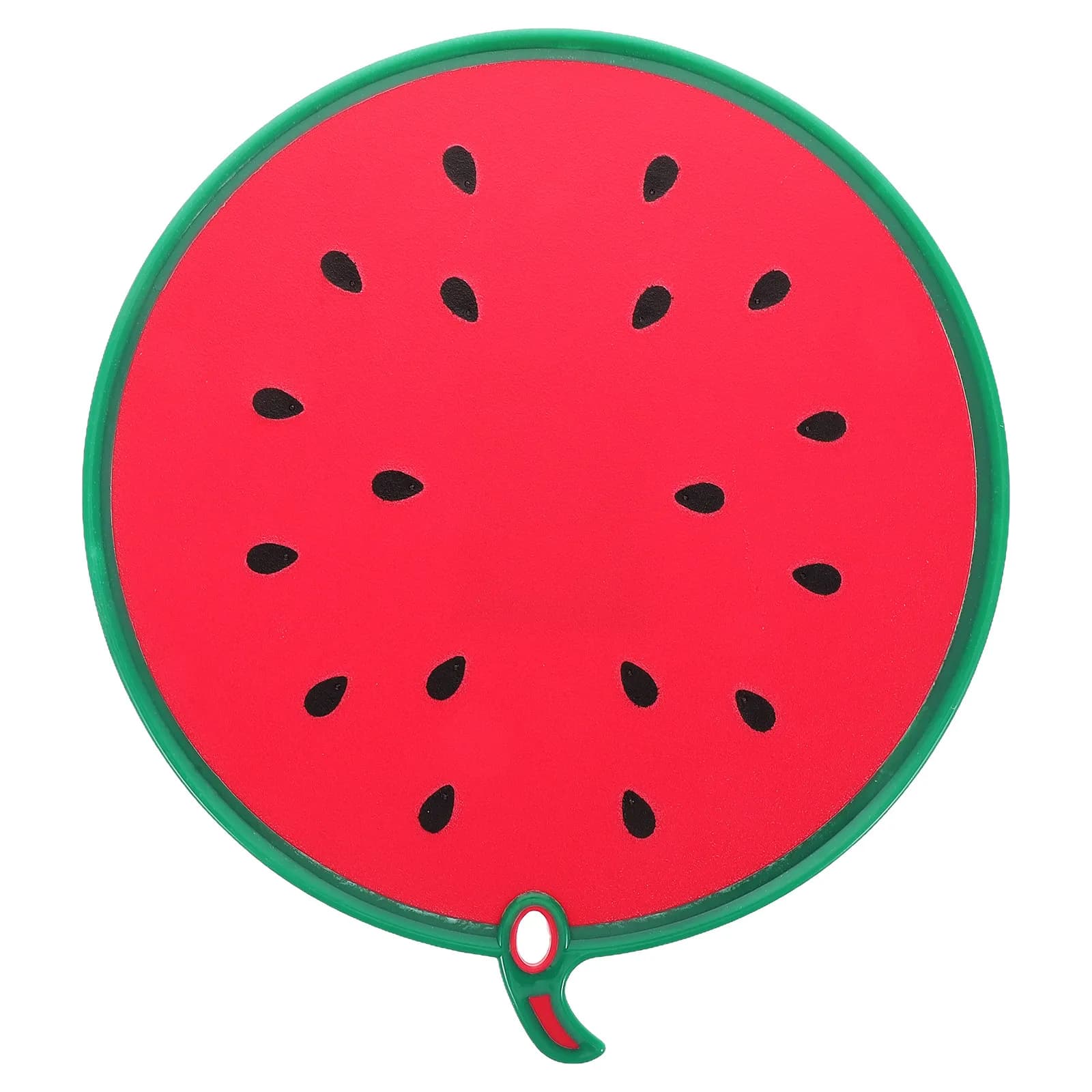 Watermelon Shaped Plastic Cutting Board Multi-Purpose Reversible Chopping Board for Fruits Vegetables Meat Fish Juice Groove