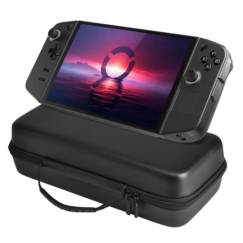 Custodia rigida Custodia portatile antigoccia con tasca in rete Borsa da viaggio antigraffio per console di gioco Lenovo Legion Go