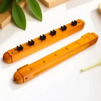 Set di 1 Portastecche da Parete, Struttura Solida, Elegante Espositore per Stecche da Biliardo, per Organizzazione e Uso Decorativo