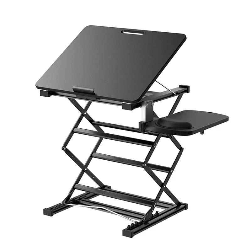 Aluminum Alloy Foldable Laptop Stand Height Adjustable Lightweight Folding Standing Desk Notebook Study Display Table