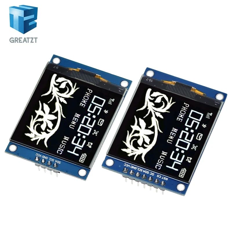 GREATZT ALL NEW 1.5 Inch 128x128 OLED Shield Screen Module High quality Product For Raspberry Pi For STM32 For Arduino