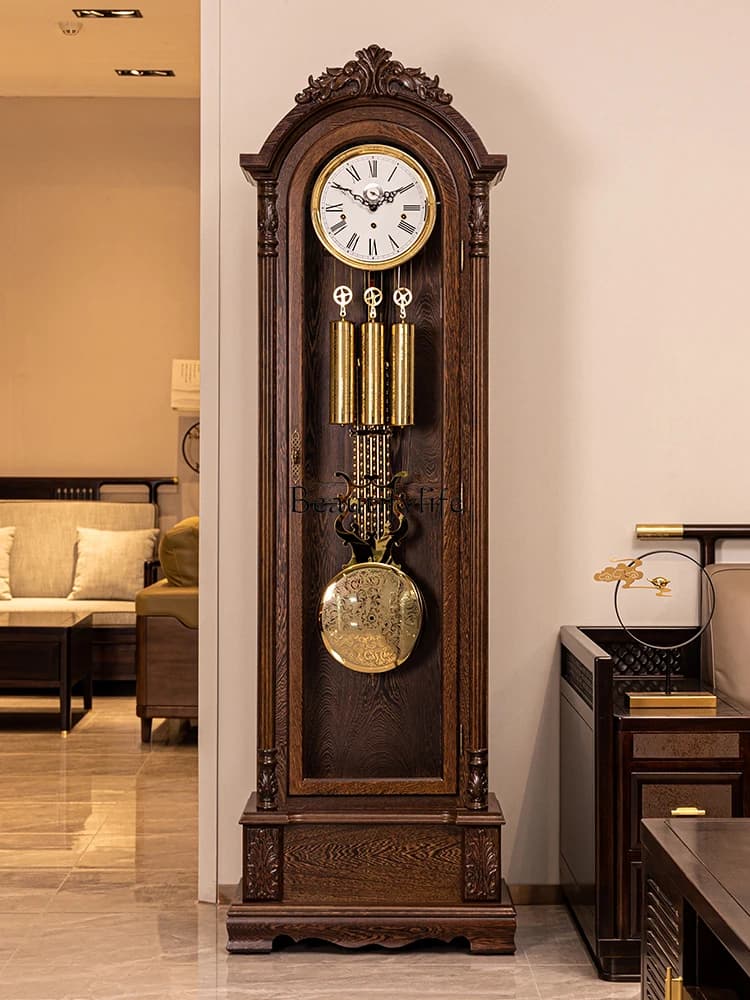 -* Orologio da pavimento con movimento tedesco Helmler, soggiorno, casa, nuovo orologio a pendolo cinese