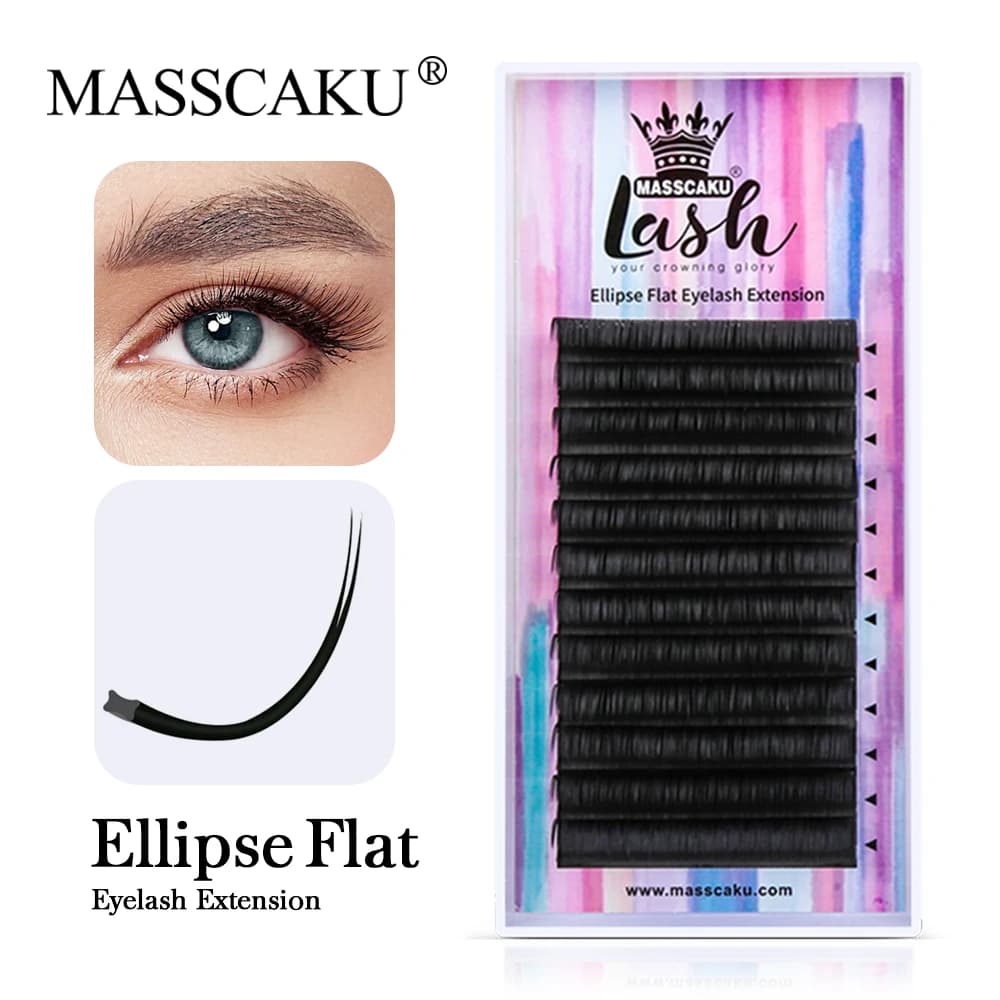 MASSCAKU Ciglia finte Ciglia cosplay di Halloween Visone finto Crutely free Purpils Trucco naturale quotidiano Nastri per ciglia facili da indossare