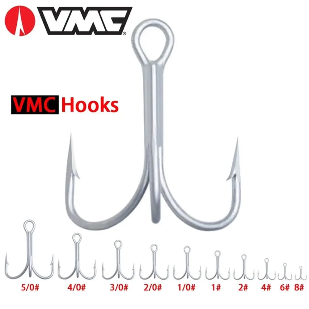 5 pcs/box high carbon steel triple sea fishing triplo equipment round curve fishing hook for bass fishing accessories