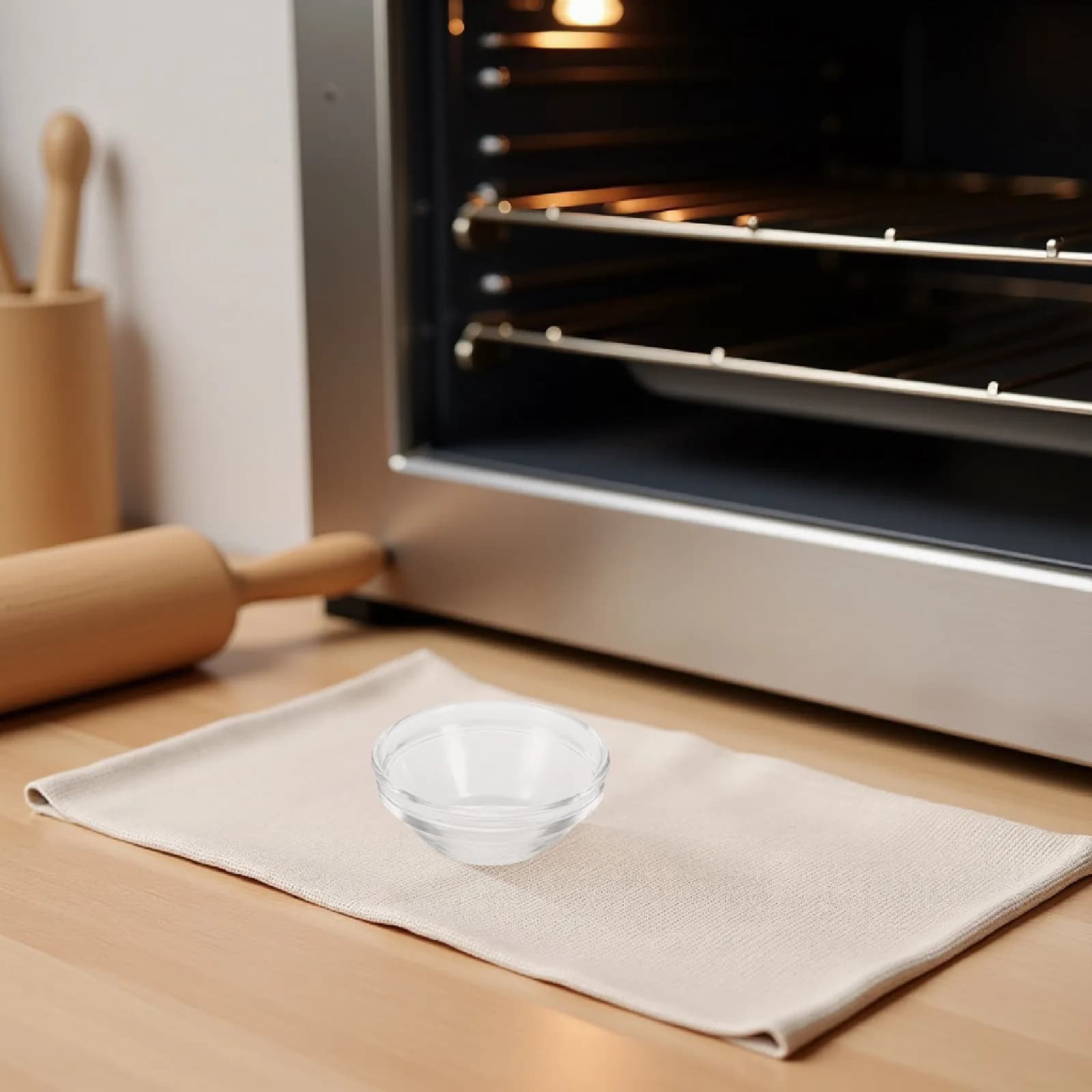 Set di Ciotole in Vetro con Coperchi, Contenitori per Alimenti, Organizzazione Cucina, Ciotole in Vetro Temperato Trasparente per Preparazione Pasti