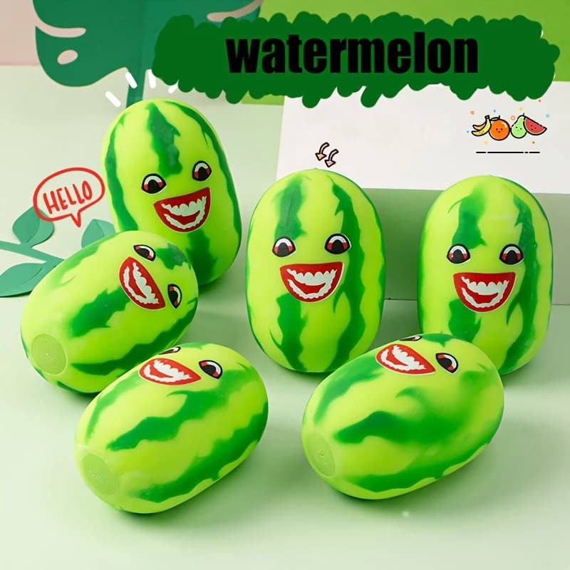 Simulazione creativa Anguria Squishy Giocattoli Palline antistress Ansia Rilascio Morbido Sensoriale Spremere Agitarsi Giocattolo Per Adulti Bambini