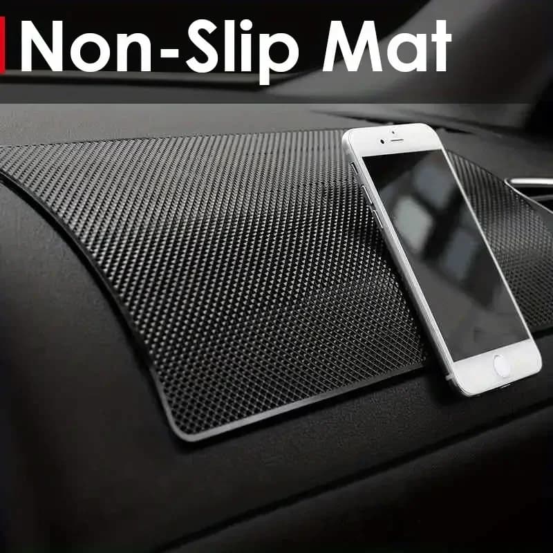 Tappetino antiscivolo per pannello auto, cuscinetti adesivi in PVC, supporto per occhiali da sole, stile interno auto, resistente al calore, telefono