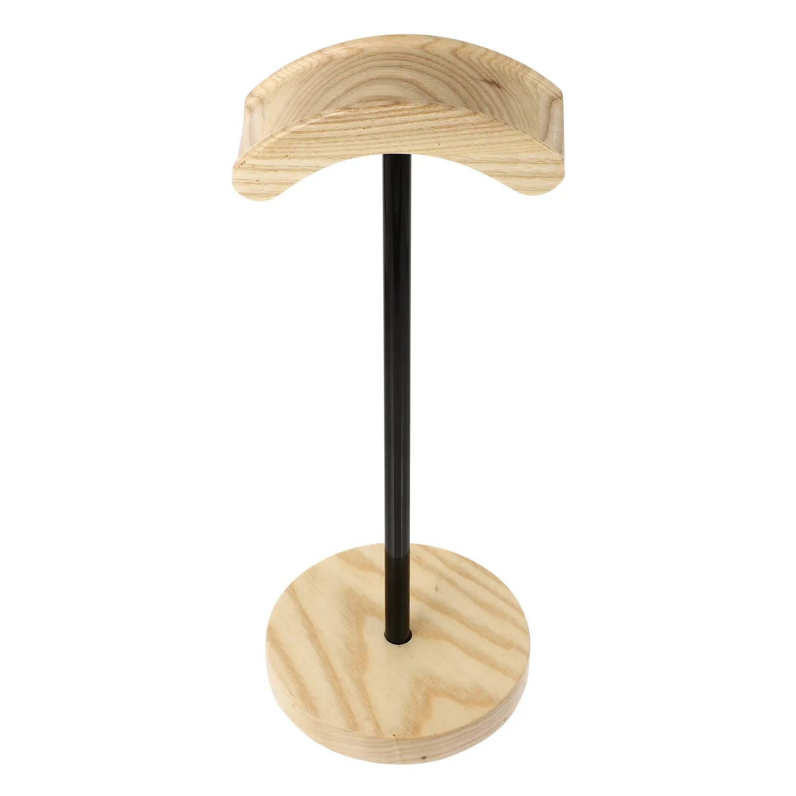 Supporto in Legno per Cuffie da Computer, Porta Cuffie con Struttura in Metallo, Organizzatore da Scrivania Antiscivolo, Espositore per Cuffie