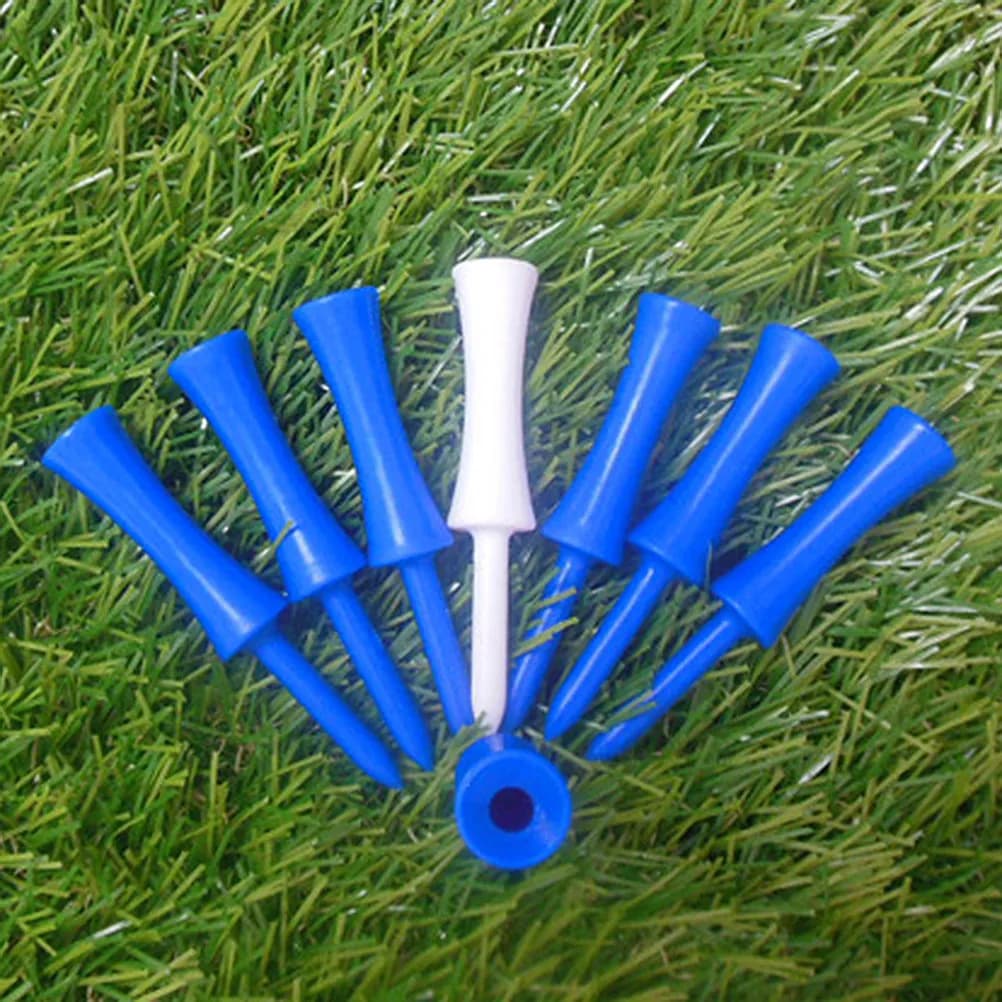100 Pezzi Tee da Golf in Plastica da 70 mm, Modello Castle Grande con Base Larga, per Accessori Tappetini da Campo Pratica Indoor e Outdoor