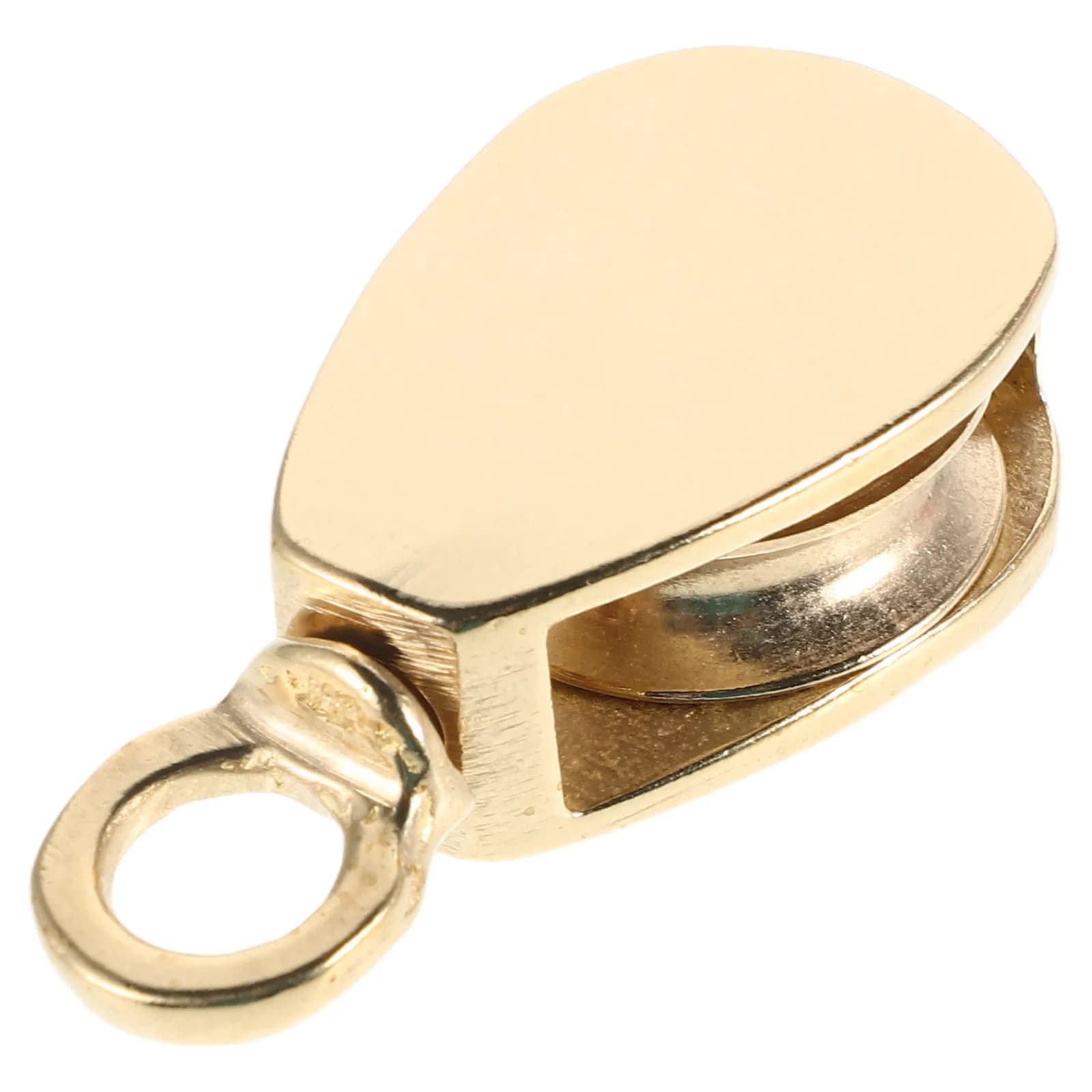 Carrucola in ottone marino per corda bandiera, accessori nautici per barche e yacht, carrucola scorrevole per asta bandiera per un'esperienza di sollevamento bandiera migliorata