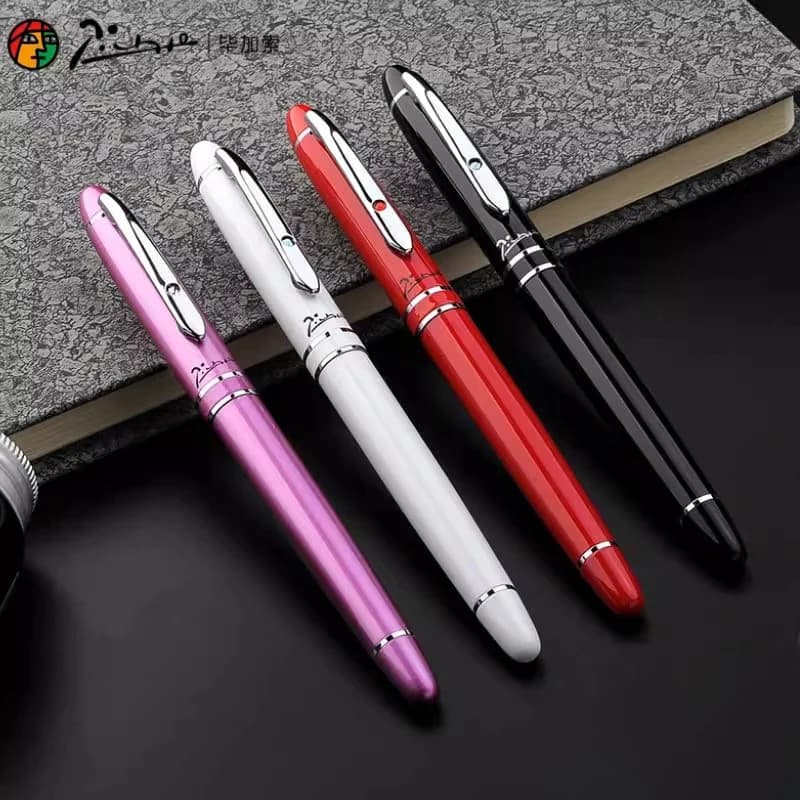 Gift Box Pimio 608 Fountain Pen for Business, Calligraphy & Smooth Daily Writing, Office Present