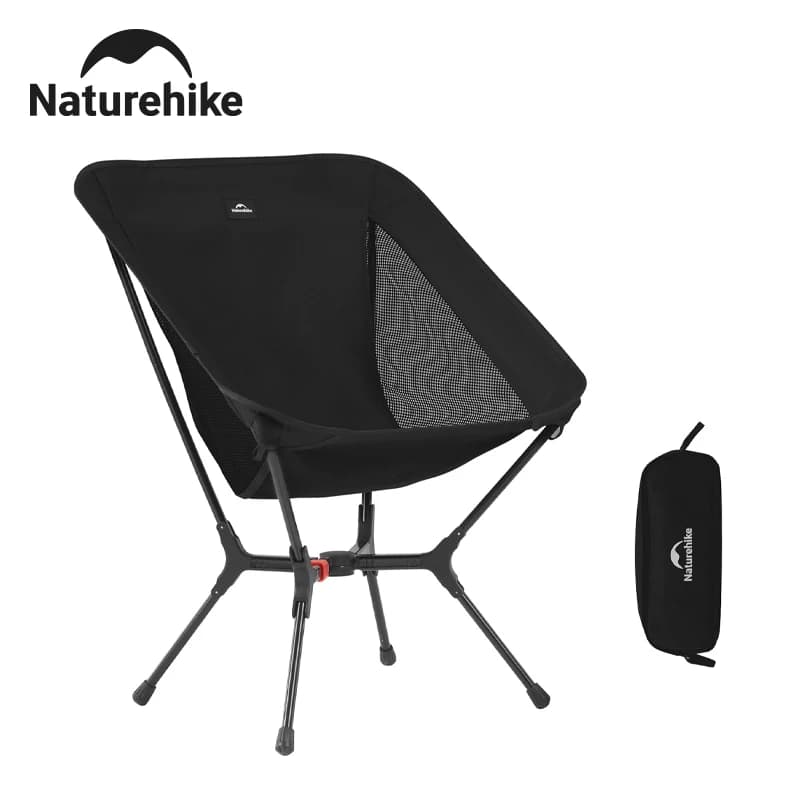 Sedia da Campeggio Pieghevole Ultraleggera Naturehike in Lega di Alluminio, Sedia da Pesca Portatile Compatta con Capacità di Carico 200kg per Escursionismo e Backpacking
