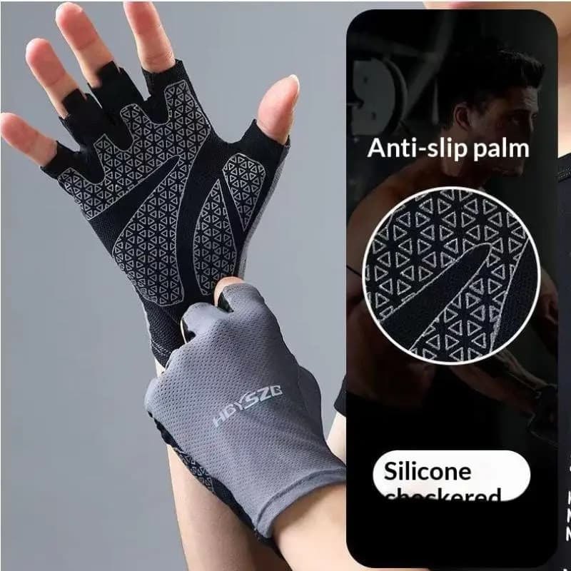 【DOA】Guanti da ciclismo a mezze dita per uomo e donna, antiscivolo, antiurto, traspiranti, estivi, senza dita, per bicicletta, sport, palestra, allenamento, bici{D}