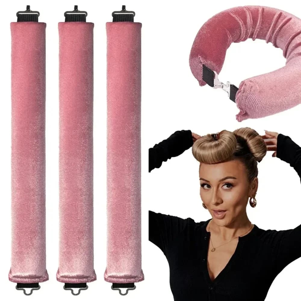 Accessori per capelli: Bigodini senza calore per ricci, prodotti per capelli ricci da donna, bigodino in gomma, strumenti per parrucchieri, bigodini in schiuma per capelli da notte