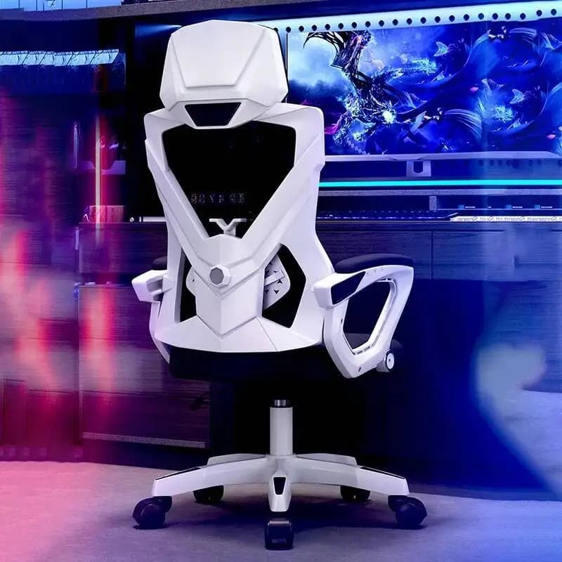 Esports Comfort Sedia da ufficio Mesh ergonomica Cuscino in lattice nero Sedia da gioco Sedia girevole moderna economica Mobili per la casa da giocatore