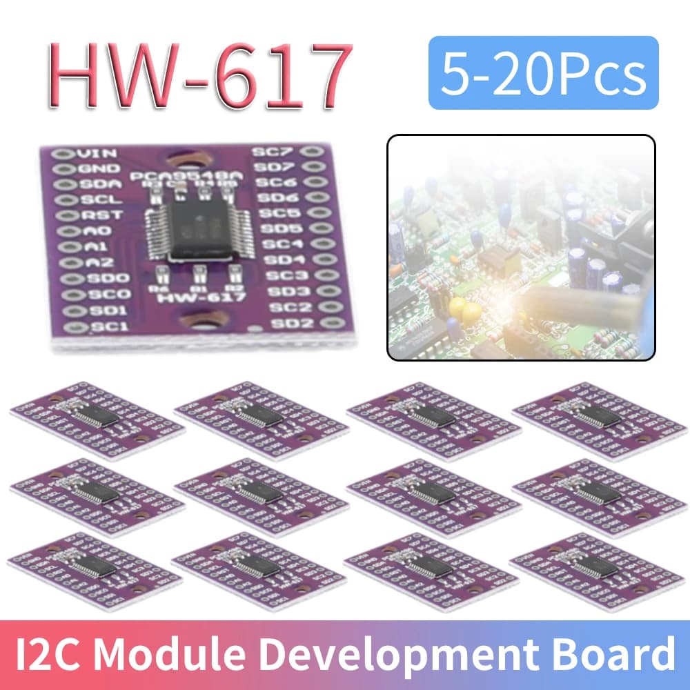 5/10/20 Pieces HW-617 CJMCU-9548 TCA9548A Multi-channel Expansion Card 1 to 8 I2C, I2C Module for Arduino Development