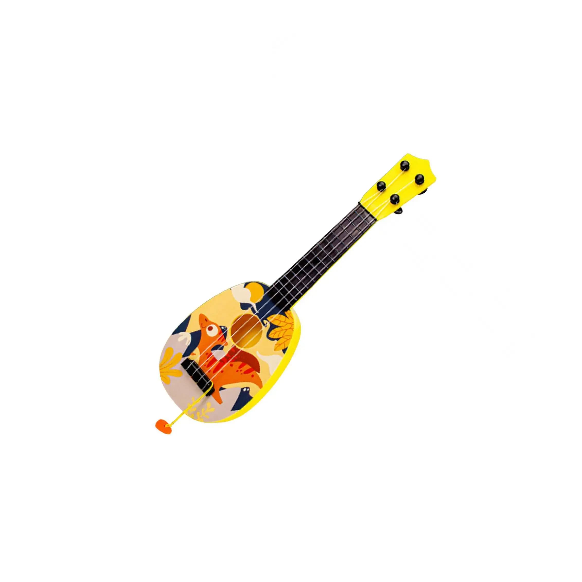 Giocattolo musicale Ukulele Giocattolo ukulele per apprendimento precoce per giocattolo educativo dai 3 anni in su