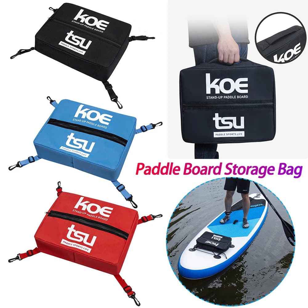 Borsa da coperta per kayak e paddleboard con cerniera sigillata, borsa portatile per la conservazione di tavole da stand up paddle con fibbia di fissaggio, accessori per kayak