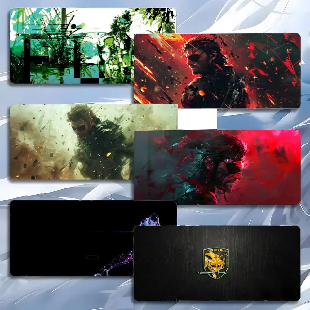 Game Stealth Metal Gear Solid G-Gifts Tappetino per mouse morbido Tappetino per mouse grande da gioco LockEdge Tappetino da scrivania per PC ispessito