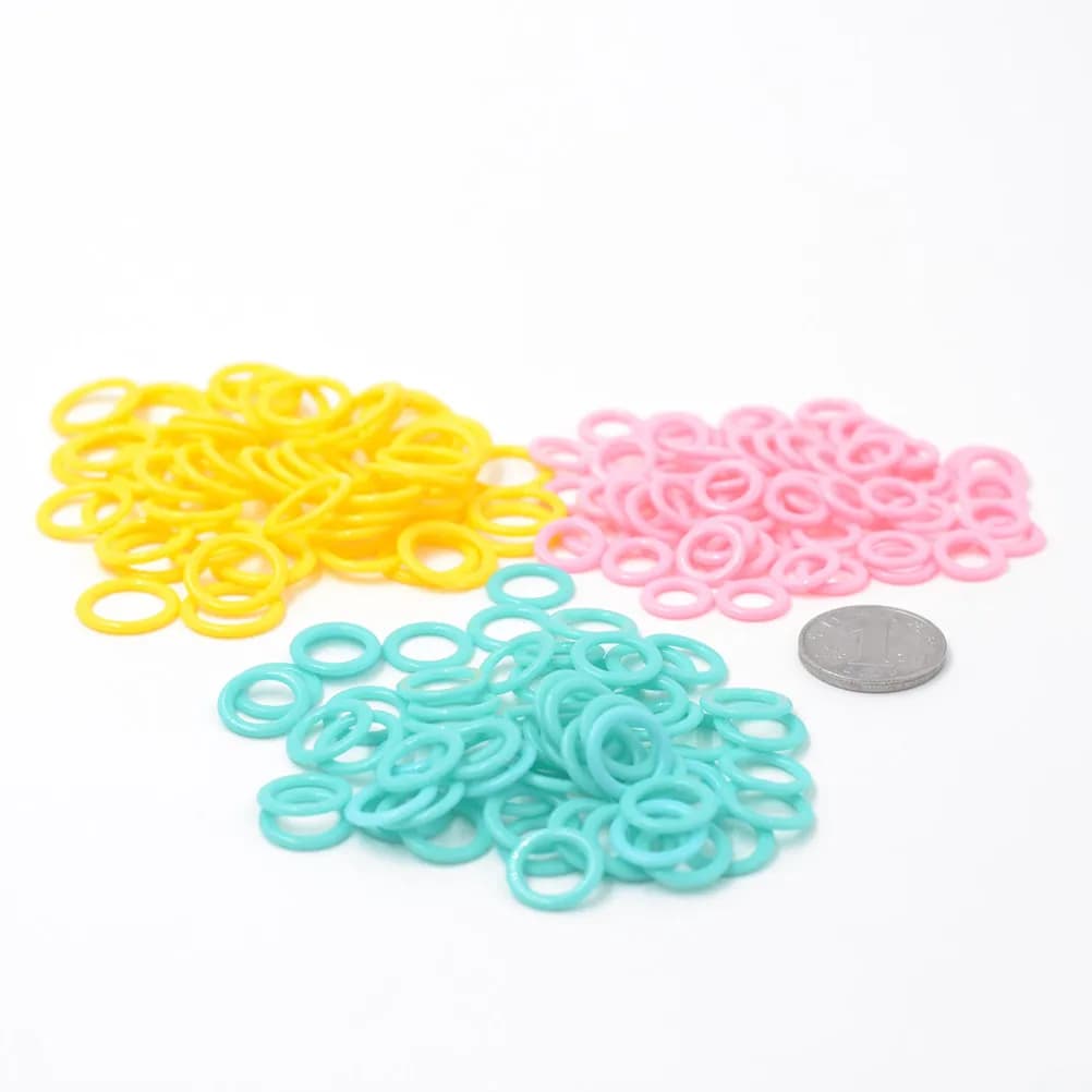 120 Pezzi Segnapunti Bloccabili, Accessori per Lavori a Maglia, Marcatori Circolari in Plastica Morbida per Maglioni, Sciarpe, Progetti Fai-da-Te e Uncinetto