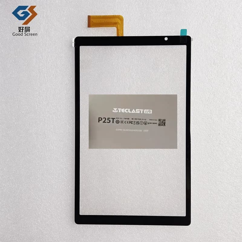 Nuovo 2.5D vetro nero P/N muslimcapacitivo Touch Screen Digitizer Sensor pannello esterno in vetro P25T TA10 Tab Pad solo 51Pin